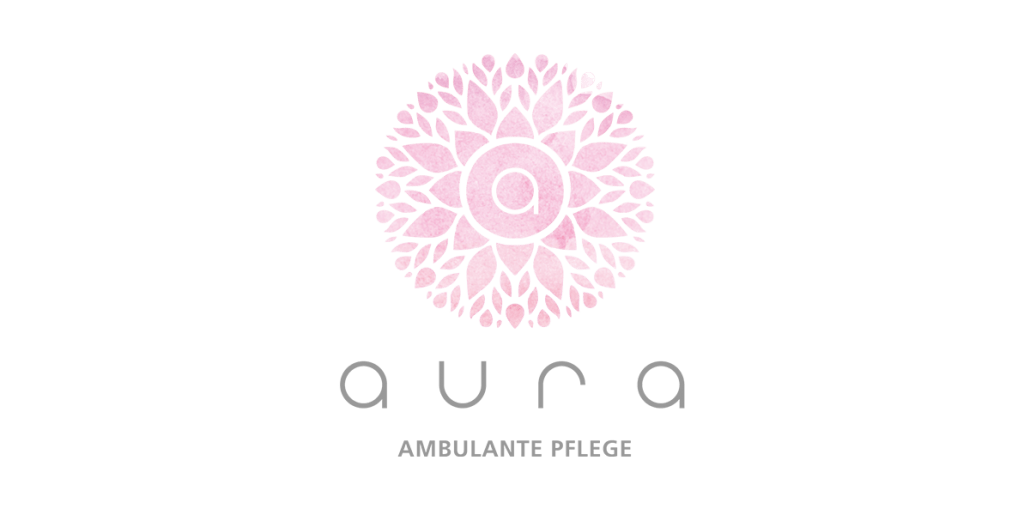 Logo-Design Aura - ambulante Pflege