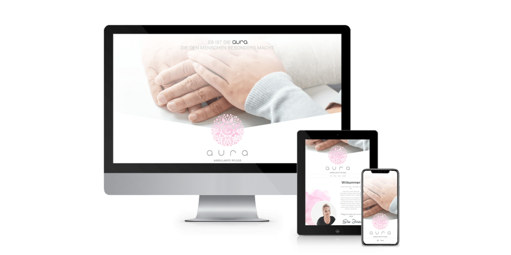 Werbeagentur Muelheim Oberhausen Webdesign aurapflegedienst