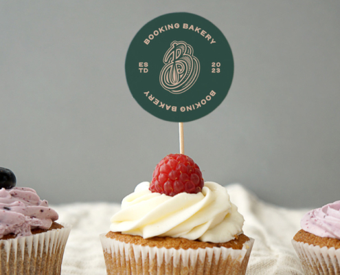 Logodesign - Booking Bakery - Schildchen