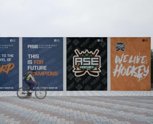 Logodesign - ASE Hockey Banner