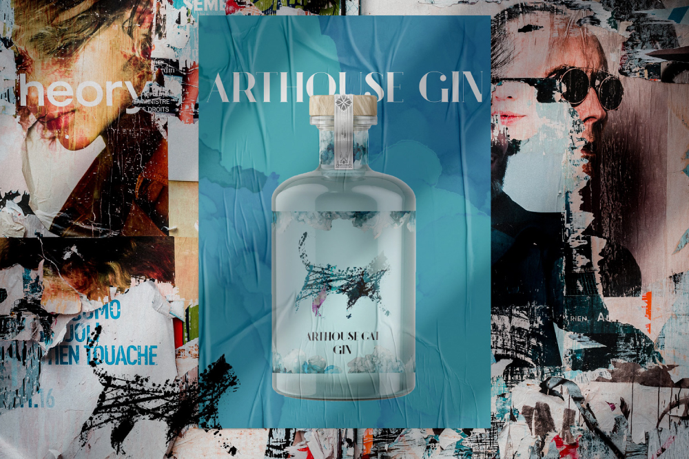 Logodesign - Arthouse Gin Plakat