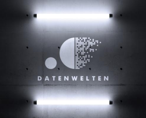 Logodesign - Datenwelten - Wanddruck