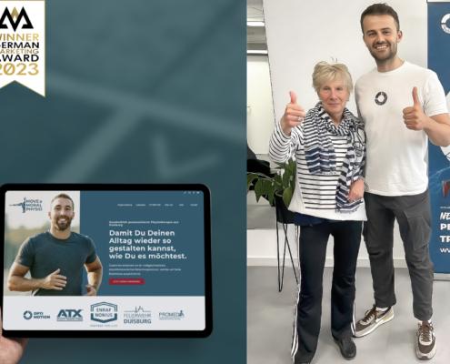 Markenstrategie & Webdesign für MOVE & MORAL PHYSIO SAVE