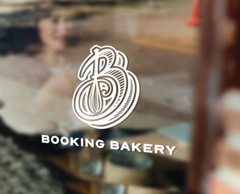 Logodesign - Booking Bakery - Folierung