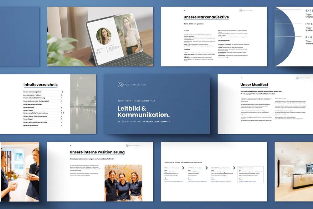 EII Case Studies Markenkommunikations Kit Biallomed Praxis Duesseldorf