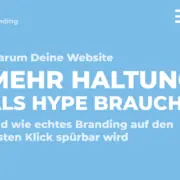 EII Blogbeitrag Warum Deine Website mehr Haltung als Hype Braucht