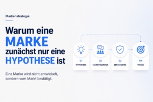 Marke als Hypothese: <br>Warum ist eine Marke zunächst nur eine Hypothese? 3 EII Blogbeitrag Marke als Hypothese
