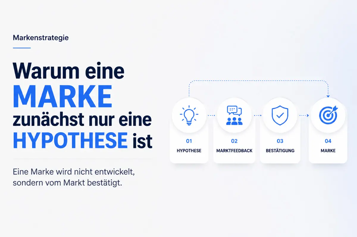 Marke als Hypothese / Agentur für Branding und Webdesign